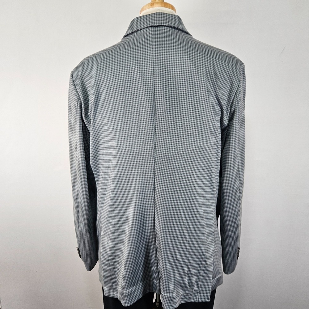 Construct Mens Sport Coat Blazer Two Button Knit Stretch Slim Fit Size 46R / XXL - Picture 12 of 15